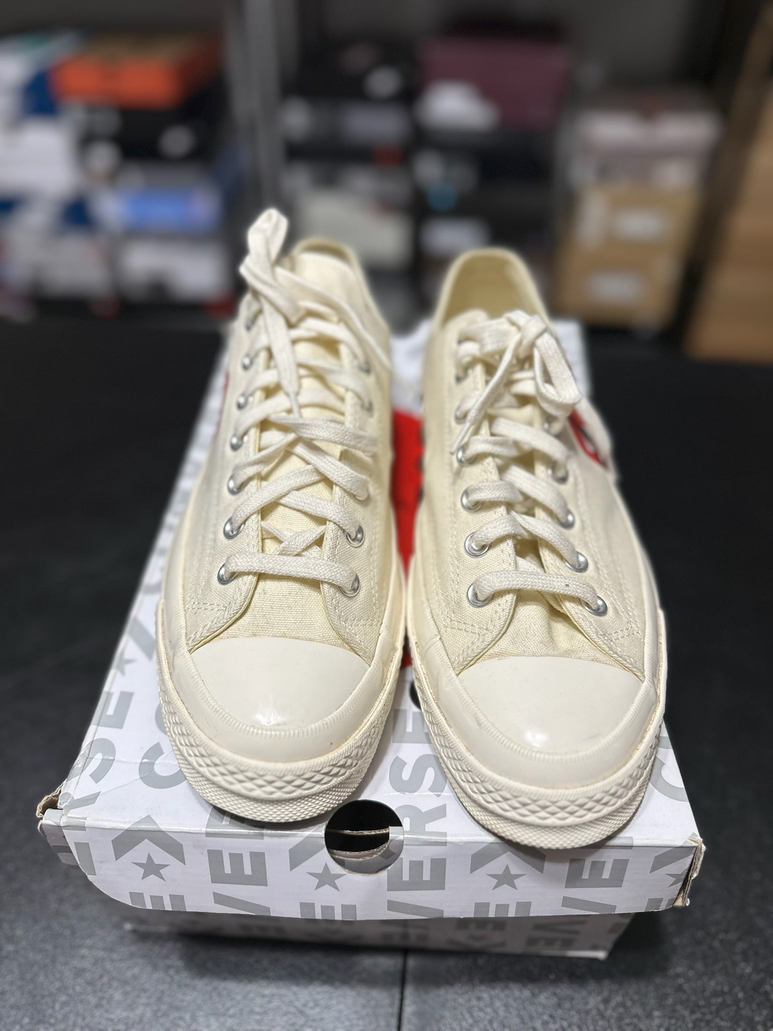 Size 11 - Converse Chuck Taylor All Star 70 Ox Comme des Garçons Play White