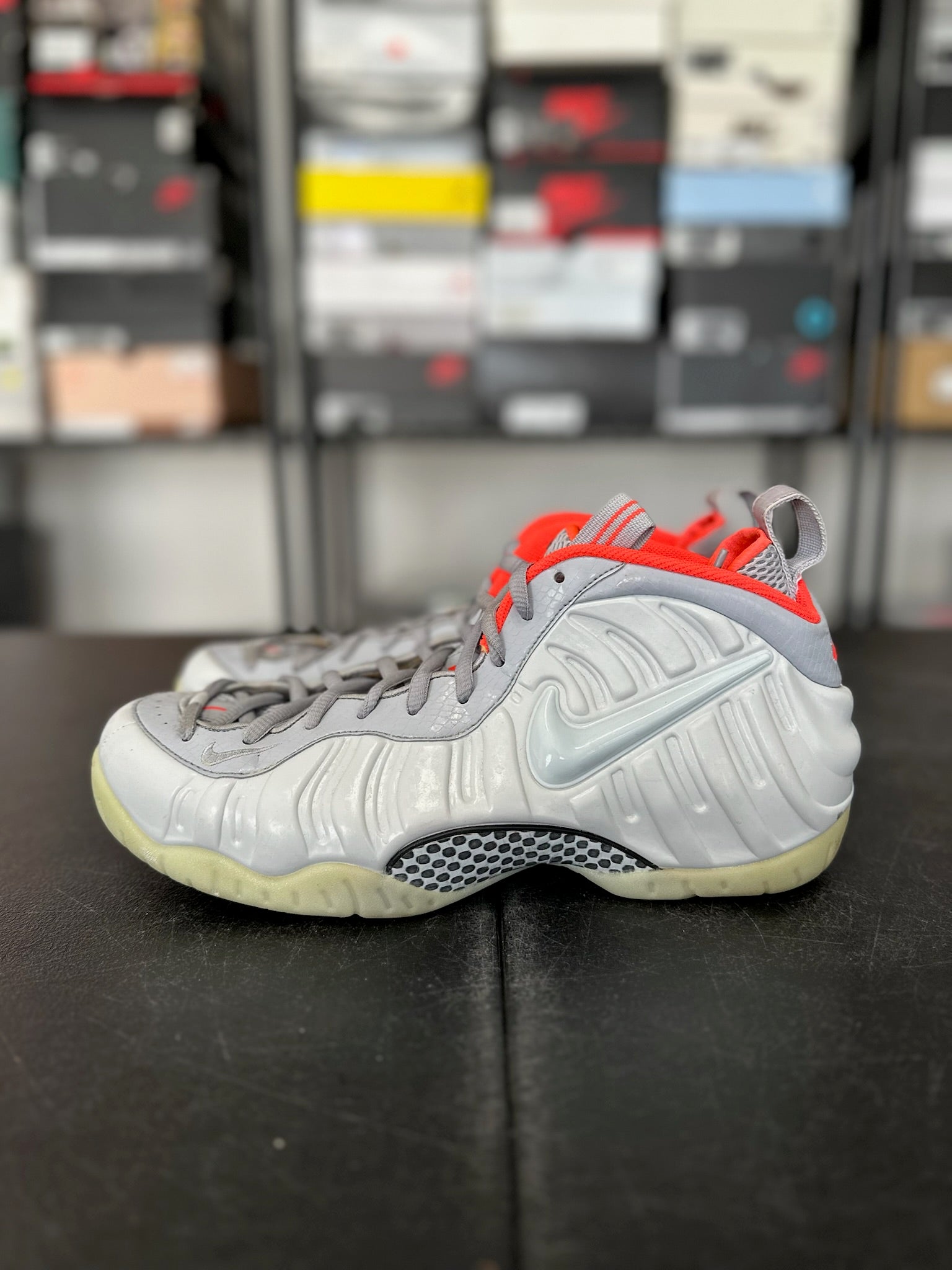 Size 12 - Foamposite Pro Pure Platinum